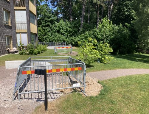 Rapport från de pågående tätningsarbetena